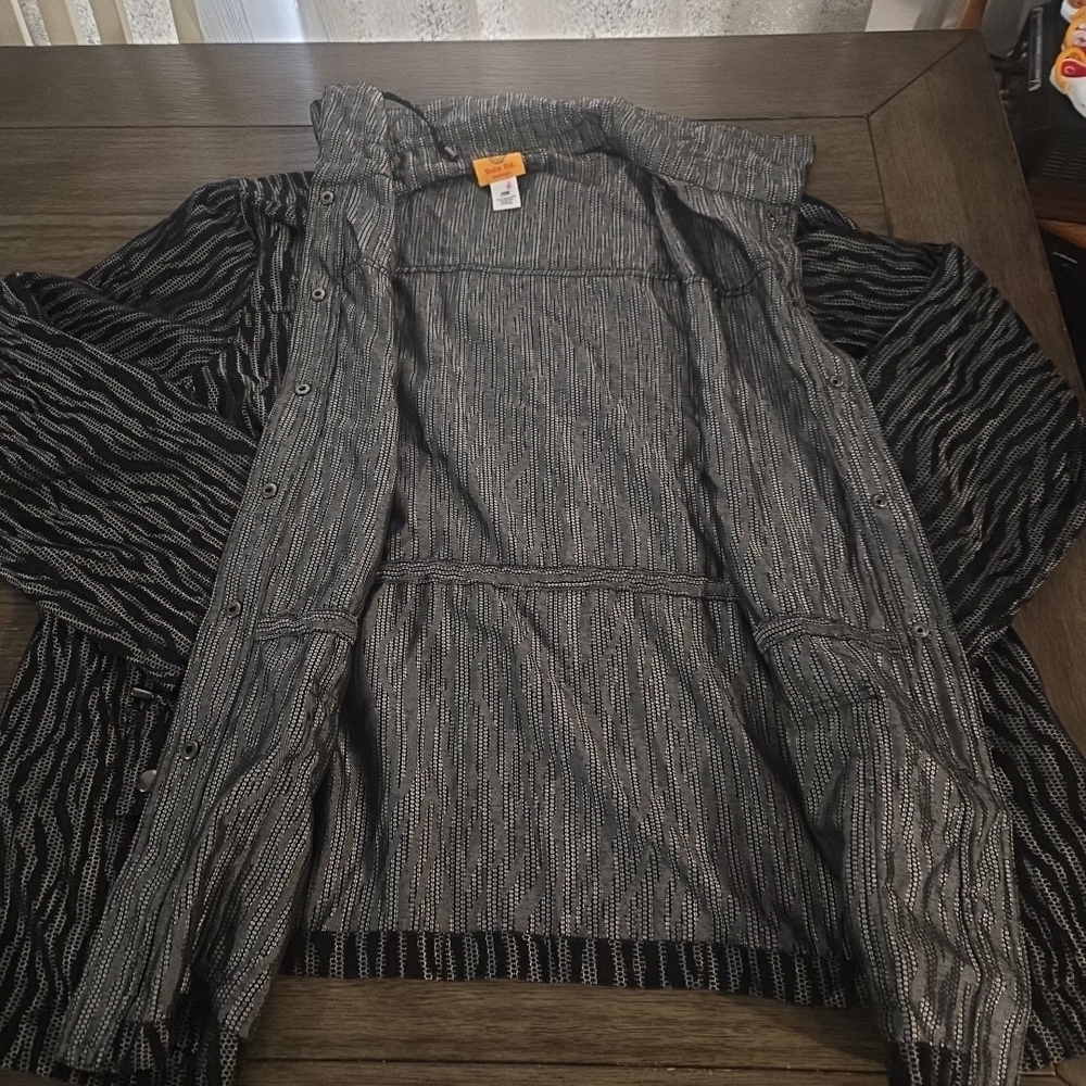 Ruby Rd. Black and Gray Utility Jacket - image 11